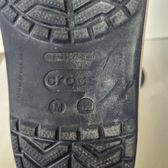 Men's Navy Blue Clogs - Picture 9 of 9